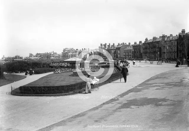 The Promenade, Southport, Lancashire, 1890-1910. Artist: Unknown