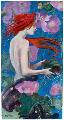 The Promise of Sleep 1898.Artist: A Birkenruth