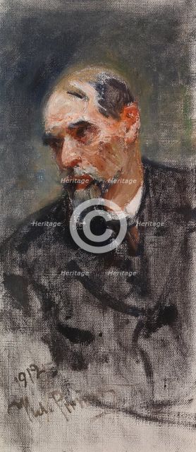 The Procurator (Portrait of P. A. Sergienko), 1912. Creator: Il'ya Repin.