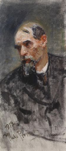 The Procurator (Portrait of P. A. Sergienko), 1912. Creator: Il'ya Repin