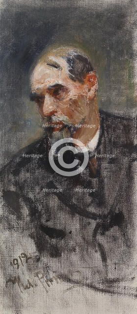The Procurator (Portrait of P. A. Sergienko), 1912. Creator: Il'ya Repin.