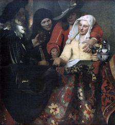 The Procuress 1656. Artist: Jan Vermeer