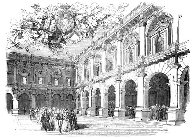 The Procession crossing the Merchants' Area, 1844. Creator: Unknown.