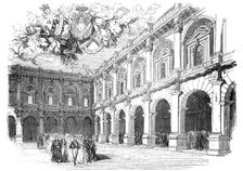 The Procession crossing the Merchants Area, 1844. Creator: Unknown