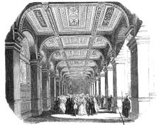 The Procession in the North Ambulatory, 1844. Creator: Unknown