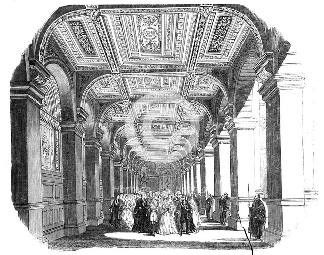 The Procession in the North Ambulatory, 1844. Creator: Unknown.