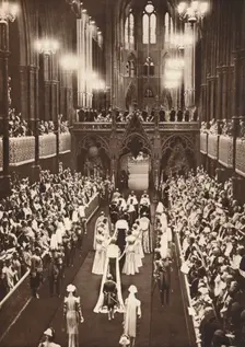 The Procession Into The Abbey 1937. Creator: Unknown