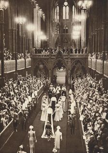 The Procession Into The Abbey 1937. Creator: Unknown