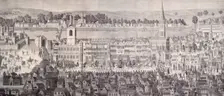 The procession of King Edward VI. to Westminster, February 19, 1547..., (1787). Creator: Samuel Hieronymus Grimm