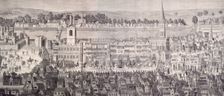The procession of King Edward VI. to Westminster, February 19, 1547..., (1787). Creator: Samuel Hieronymus Grimm
