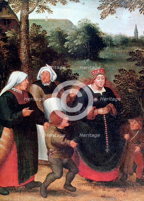 'The Procession of the Bride', c1584-1638. Artist: Pieter Brueghel the Younger