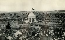 The Proclamation of the Commonwealth of Australia at Sydney on January 1st, 1901 c1930. Creator: Unknown