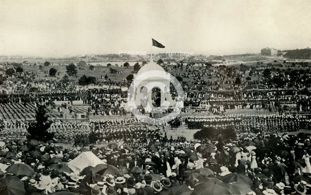 'The Proclamation of the Commonwealth of Australia at Sydney on January 1st, 1901', c1930. Creator: Unknown.