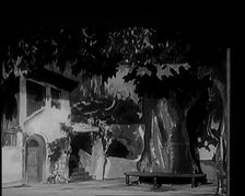 The Producer Julian Wylie Choosing Set a Design for a Theatre Show, 1920s. Creator: British Pathe Ltd