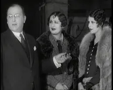 The Producer Julian Wylie Inspecting Young Prospective Female Stage Performers Standing..., 1920s. Creator: British Pathe Ltd