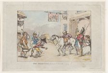 The Production of a Post House, 1808., 1808. Creator: Thomas Rowlandson