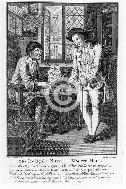 The Prodigal's Nurse or Modern Heir, 1750.
