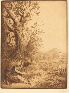 The Prodigal Son, 4th plate (L'enfant prodigue). Creator: Alphonse Legros