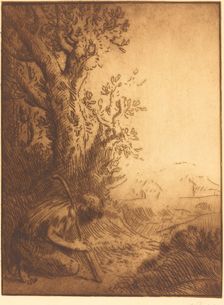 The Prodigal Son, 4th plate (L'enfant prodigue). Creator: Alphonse Legros