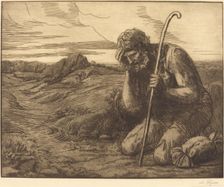 The Prodigal Son, 6th plate (L'enfant prodigue). Creator: Alphonse Legros