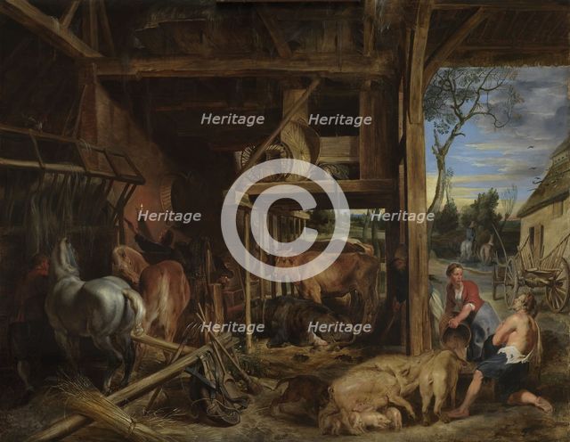 The prodigal son, 1618. Creator: Rubens, Pieter Paul (1577-1640).