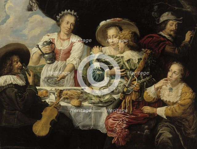 The Prodigal Son, 1630-1639. Creator: Jan Cossiers.