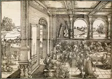The prodigal Son, 16th century. Artist: Sebald Beham