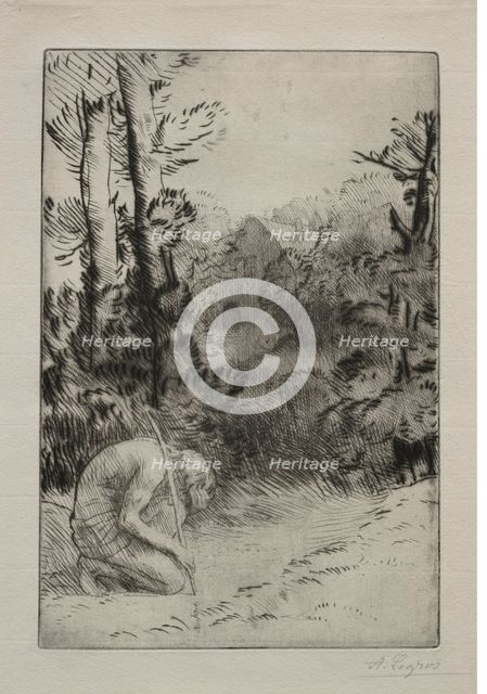 The Prodigal Son (2nd Plate). Creator: Alphonse Legros (French, 1837-1911).
