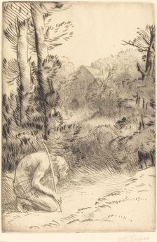 The Prodigal Son, 2nd plate (L'enfant prodigue). Creator: Alphonse Legros