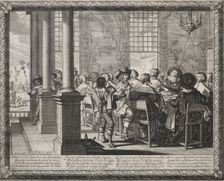 The Prodigal Son: The Feast in Honor of the Prodigal's Return. Creator: Abraham Bosse (French, 1602-1676)