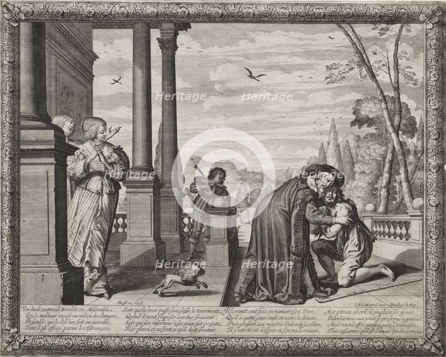 The Prodigal Son: The Return of the Prodigal. Creator: Abraham Bosse (French, 1602-1676).