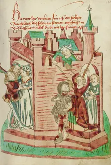 The Prodigal Son at the Brothel, 1469. Creator: Unknown
