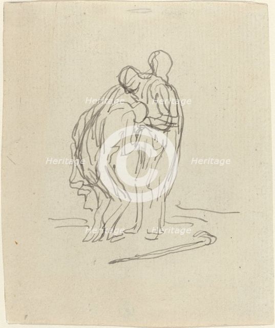 The Prodigal Son. Creator: Honore Daumier.
