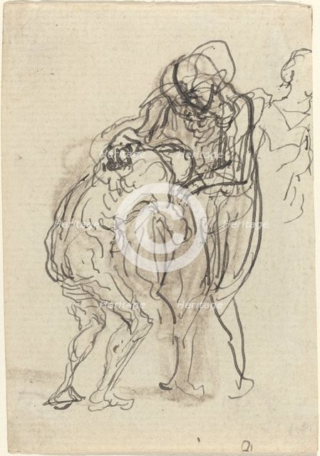 The Prodigal Son. Creator: Honore Daumier.