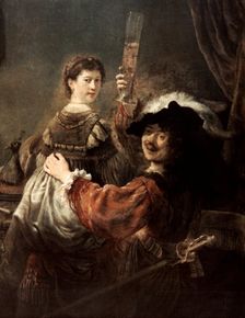 The Prodigal Son in the Tavern (Rembrandt and Saskia), c1635. Artist: Rembrandt Harmensz van Rijn