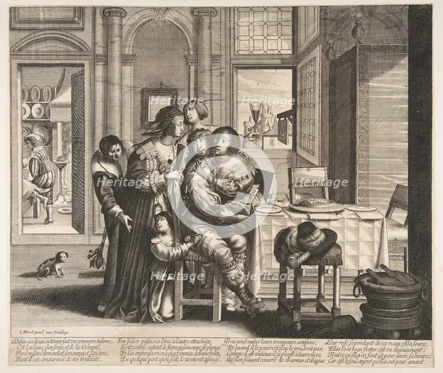 The Prodigal Son in a House of Ill Repute, ca. 1636. Creator: Unknown.