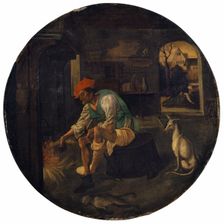 The Prodigal Son in Misery, 1520. Creator: Jan de Beer