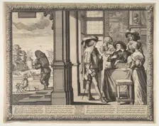 The Prodigal Son Leaves Home, ca. 1636. Creator: Abraham Bosse