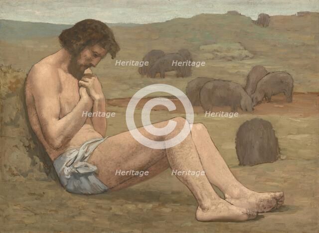 The Prodigal Son, probably c. 1879. Creator: Pierre Puvis de Chavannes.