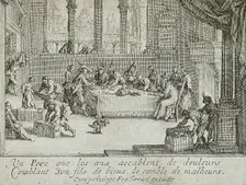 The Prodigal Son Receives His Inheritance, 1634. Creator: Jacques Callot