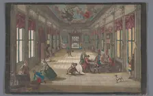 The prodigal son receives his inheritance, 1742-1801. Creator: Anon