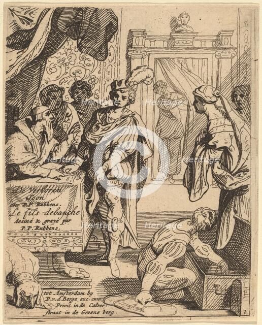 The Prodigal Son Receiving His Patrimony. Creator: Theodoor van Thulden.