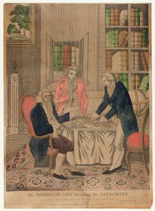 The Prodigal Son Receiving His Patrimony, n.d. Creator: Amos Doolittle