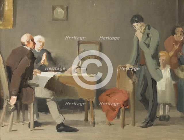 The Prodigal Son. Sketch, 1881. Creator: Axel Henrik Kulle.