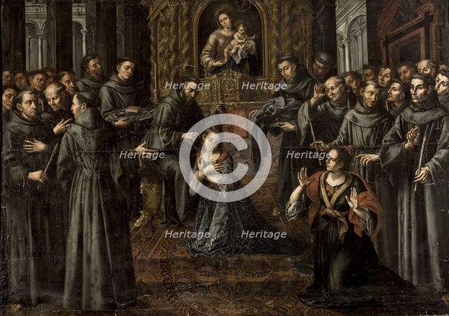 The profession of Saint Clare.