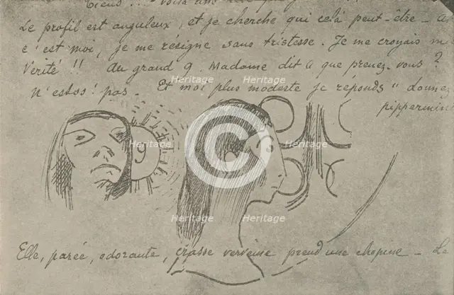 'The Profile is Angular', 1936. Artist: Paul Gauguin.
