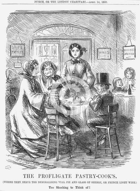 'The Profligate Pastry-Cook's', 1860. Creator: Unknown.