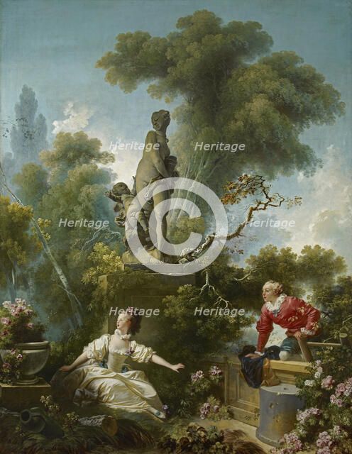 The Progress of Love: The Meeting, ca 1773. Artist: Fragonard, Jean Honoré (1732-1806)