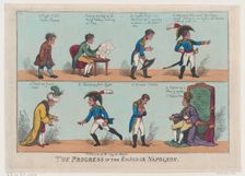 The Progress of the Emperor Napoleon, November 19, 1808., November 19, 1808. Creator: Thomas Rowlandson