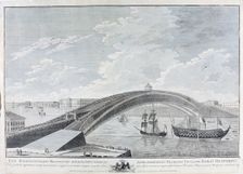 The Project of the Bridge across Neva River by Ivan Kulibin